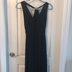 Maxi dress by l8ater black size large Grecian